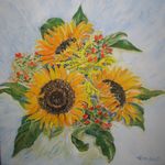 Drei Sonnenblumen (Privatbesitz)