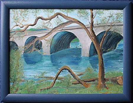 Brücke über die Saale